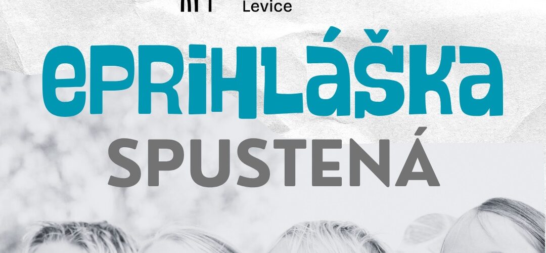 E-prihláška spustená!